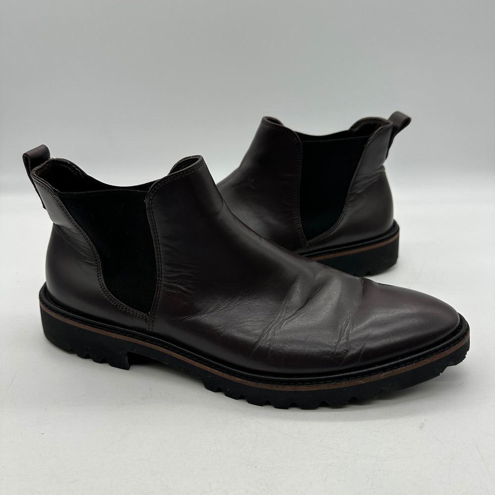 ECCO 26582301576 Womens 9 / EU 40 Brown Incise Tailored Leather Chelsea Boots